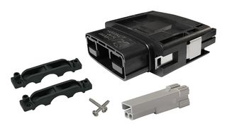 ANDERSON POWER PRODUCTS SBSX75A-PLUG-KIT-GRA Heavy Duty Connector Base, Kit, Gray, SBS X-75A Series, Cable Mount