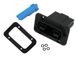 ANDERSON POWER PRODUCTS SBSX75A-PMREC-KIT-BLU Heavy Duty Connector Base, Kit, Blue, SBS X-75A Series, Panel Mount