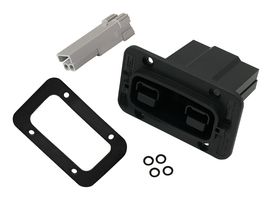 ANDERSON POWER PRODUCTS SBSX75A-PMREC-KIT-GRA Heavy Duty Connector Base, Kit, Gray, SBS X-75A Series, Panel Mount