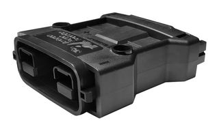 ANDERSON POWER PRODUCTS SBSX75A-REC-BLK Heavy Duty Connector Base, Black, SBS X-75A Series, Cable Mount