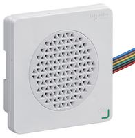 SCHNEIDER ELECTRIC XVSV7BWN Alarma Editable, Ajustable, 89dB, 24VCD, 75 mA, IP20, IP65, Serie Harmony XVS