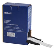BRADY BM-500-175-312 Wire Marker, Heat Shrinkable Sleeve, Blank (No Legend), PO (Polyolefin), White, 12.7mm x 44.45mm