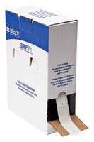BRADY BM-64-427 Wire Marker, Self Laminating, Blank (No Legend), 25.4mm x 85.7mm, Vinyl, Transparent, White