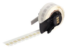 BRADY M6-1-724 Label, Thermal Transfer Printable, 6.35 mm, 6.35 mm, Polyimide, Amber
