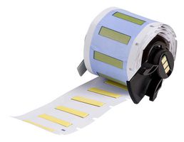 BRADY M6-125-1-345-YL Wire Marker, Heat Shrinkable Sleeve, Blank (No Legend), PVDF (Polyvinylidene Fluoride), Yellow