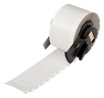 BRADY M6-15-437 Label, Thermal Transfer Printable, 6.99 mm, 25.4 mm, Polyvinyl Fluoride, White
