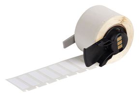 BRADY M6-16-489 Label, Thermal Transfer Printable, 9.525 mm, 25.4 mm, Polyester, White