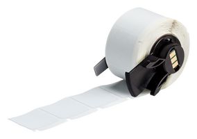 BRADY M6-19-486 Label, Thermal Transfer Printable, 25.4 mm, 25.4 mm, Metallised Polyester, Light Gray