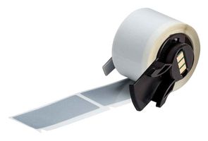 BRADY M6-20-362 Label, Thermal Transfer Printable, 50.8 mm, 25.4 mm, Metallised Vinyl, Silver