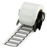BRADY M6-24-423-BK Label, Thermal Transfer Printable, 12.7 mm, 28.7 mm, Polyester, White