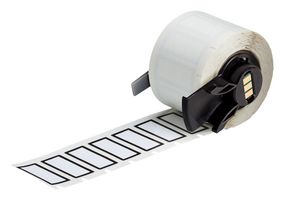 BRADY M6-24-483-BK Label, Thermal Transfer Printable, 12.7 mm, 28.7 mm, Polyester, White