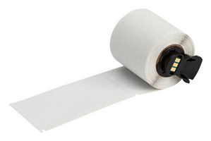 BRADY M6-2400-595-WT Label, Thermal Transfer Printable, 48.26 mm, 98.43 mm, Vinyl, White