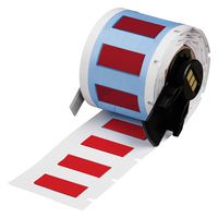 BRADY M6-250-1-342-RD Wire Marker, Heat Shrinkable Sleeve, Blank (No Legend), PO (Polyolefin), Red, 6.35mm x 25.4mm