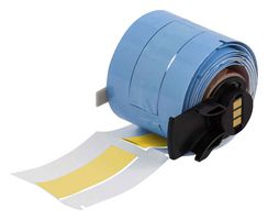 BRADY M6-250-2-342-YL-R Wire Marker, Heat Shrinkable Sleeve, Blank (No Legend), PO (Polyolefin), Yellow, 6.35mm x 50.8mm