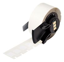 BRADY M6-3-423 Label, Thermal Transfer Printable, 9.53 mm, 9.53 mm, Polyester, White