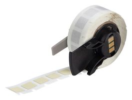 BRADY M6-3-724 Label, Thermal Transfer Printable, 9.53 mm, 9.53 mm, Polyimide, Amber