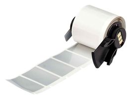 BRADY M6-31-362 Label, Thermal Transfer Printable, 25.4 mm, 38.1 mm, Vinyl, Silver