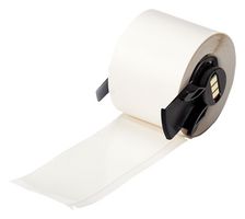 BRADY M6-33-498 Label, Thermal Transfer Printable, 101.6 mm, 38.1 mm, Vinyl Cloth, White