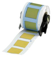 BRADY M6-500-1-342-YL Wire Marker, Heat Shrinkable Sleeve, Blank (No Legend), PO (Polyolefin), Yellow, 12.7mm x 25.4mm