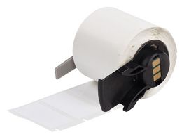 BRADY M6-7-430 Label, Thermal Transfer Printable, 12.7 mm, 12.7 mm, Polyester, Transparent