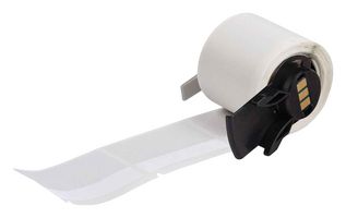 BRADY M6-76-461 Label, Thermal Transfer Printable, 15.24 mm, 41.28 mm, Polyester, Transparent, White