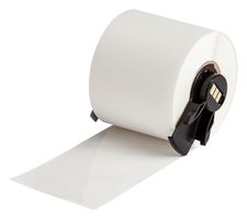 BRADY M6C-1900-432 Label Printer Tape, Adhesive, Transparent, 50' x 1.9", Polyester