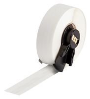 BRADY M6C-250-432 Label Printer Tape, Adhesive, Transparent, 50' x 0.25", Polyester
