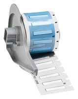 BRADY M7-094-1-342 Wire Marker, Heat Shrinkable Sleeve, Blank (No Legend), PO (Polyolefin), White, 2.4mm x 25.4mm