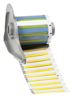 BRADY M7-094-175-7641-YL Wire Marker, Heat Shrinkable Sleeve, Blank (No Legend), PO (Polyolefin), Yellow, 2.38mm x 44.45mm