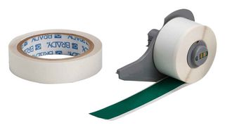 BRADY M7-1000-483-GN-KT Label Printer Tape, Adhesive, Green, 50' x 1", Polyester