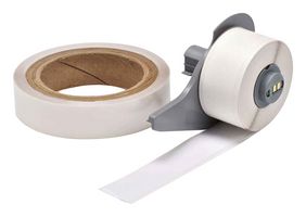 BRADY M7-1000-483-WT-KT Label Printer Tape, Adhesive, White, 50' x 1", Polyester