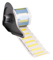 BRADY M7-125-1-342-YL Wire Marker, Heat Shrinkable Sleeve, Blank (No Legend), PO (Polyolefin), Yellow, 3.175mm x 25.4mm