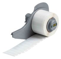 BRADY M7-15-472 Wire Marker, Self Laminating, Blank (No Legend), 6.98mm x 25.4mm, PI (Polyimide), White
