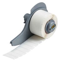 BRADY M7-16-498 Label, Thermal Transfer Printable, 9.525 mm, 25.4 mm, Vinyl Cloth, White