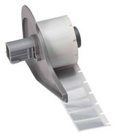 BRADY M7-17-362 Label, Thermal Transfer Printable, 12.7 mm, 25.4 mm, Metallised Vinyl, Silver