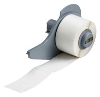 BRADY M7-21-498 Label, Thermal Transfer Printable, 63.5 mm, 25.4 mm, Vinyl Cloth, White