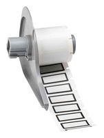 BRADY M7-24-423-BK Label, Thermal Transfer Printable, 12.7 mm, 28.7 mm, Polyester, Black / White