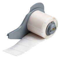 BRADY M7-30-472 Wire Marker, Self Laminating, Blank (No Legend), 38.1mm x 19.05mm, PI (Polyimide), White
