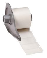 BRADY M7-30-498 Label, Thermal Transfer Printable, 38.1 mm, 19.05 mm, Vinyl Cloth, White