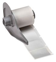 BRADY M7-31-362 Label, Thermal Transfer Printable, 38.1 mm, 25.4 mm, Metallised Vinyl, Silver