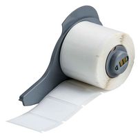 BRADY M7-31-499 Label, Thermal Transfer Printable, 38.1 mm, 25.4 mm, Nylon Cloth, White