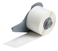 BRADY M7-33-498 Label, Thermal Transfer Printable, 101.6 mm, 38.1 mm, Vinyl Cloth, White