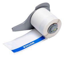 BRADY M7-38-483-NOTICE Label, Thermal Transfer Printable, 48.26 mm, 101.6 mm, Polyester, Notice