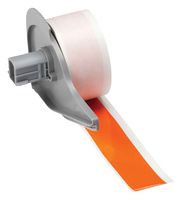 BRADY M7C-1000-595-OR Label Printer Tape, Adhesive, Orange, 50' x 1", Vinyl