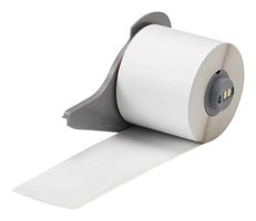 BRADY M7C-2000-549-WT Label Printer Tape, Adhesive, White, 50' x 2", Polyester