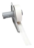 BRADY M7C-240-498 Label Printer Tape, Repositionable, White, 30' x 0.24", Vinyl Cloth