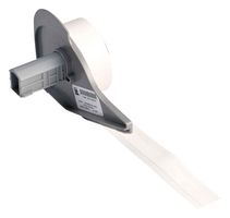 BRADY M7C-375-498 Label Printer Tape, Repositionable, White, 30' x 0.38", Vinyl Cloth