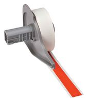 BRADY M7C-500-595-OR Label Printer Tape, Adhesive, Orange, 50' x 0.5", Vinyl