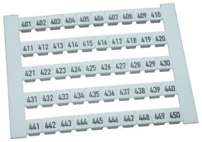 WEIDMULLER 0473460401 Terminal Block Marker, Terminal Marker