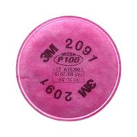 3M 2091 Accesorio de Respirador, Cartucho de Filtro, Serie 2091, Paquete de 2